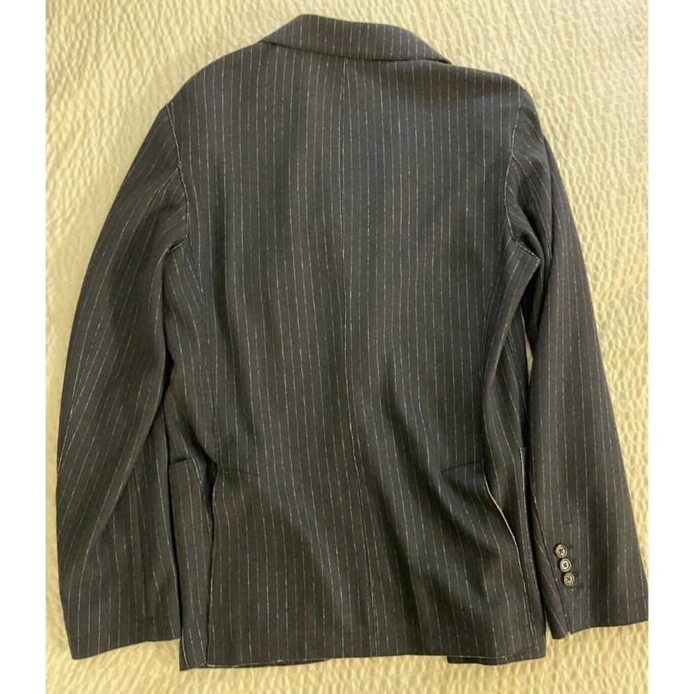 ELEVENTY made in italy Double Faced Jersey Jacket in Pinstripe Size 44 $1195 - Picture 4 of 11